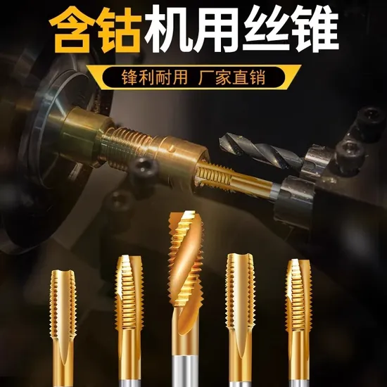 Cutting Tap Hsse Pot Tap Process Cast Iron and Precision Hardware with Front-Cutting Tool Machine Tap